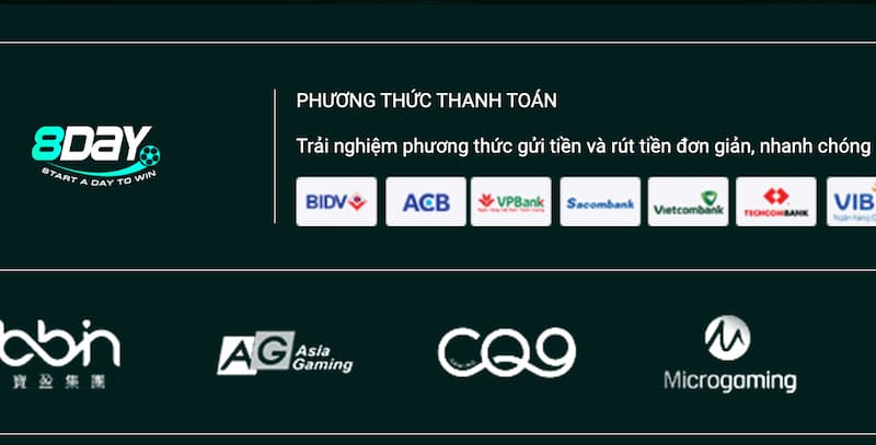 Các bước cho quy trình rút tiền 8Day nhanh chóng